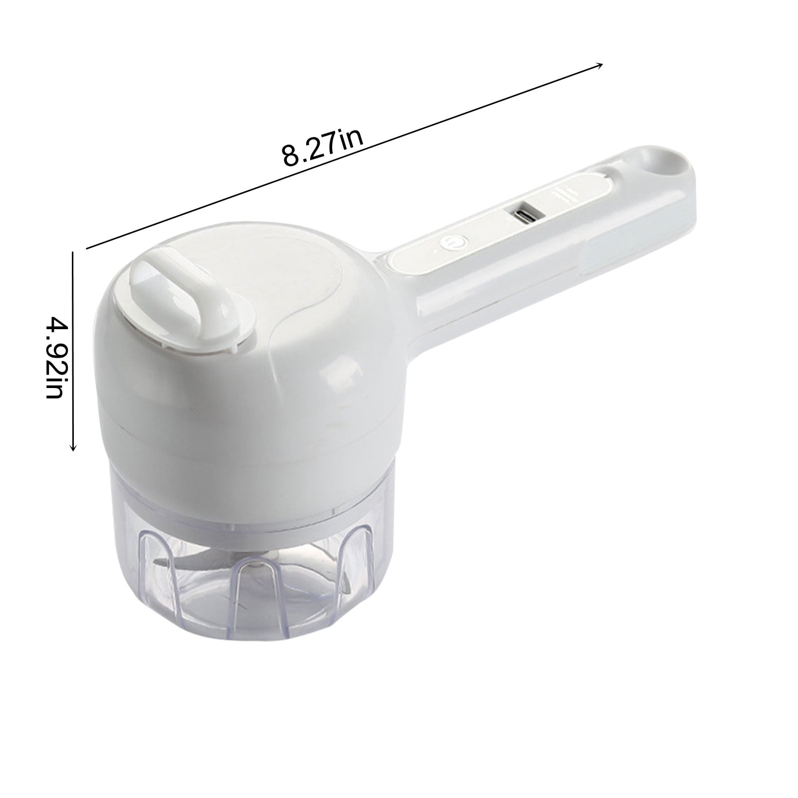 Tahtuvzn Home Appliances Clearance! 3 in 1 Portable Electrical Vegetable Cutter Set,Vegetable Cutter Mini Wireless Electrical Garlic Mud Masher,Wireless Food Processor for Garlic Pepper Chili Celery