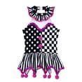 Zaldita Girls Halloween Circus Clown Costume Harlequin Jester Cosplay