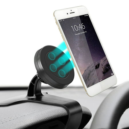 TSV Universal Magnetic Car Dashboard Mount Holder Clip Stand for Cell Phone