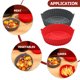 thumbnail image 3 of unbranded 2Ud Liner Redondo De Silicona Reutilizable Para Cocina Accesorio Antiadherente Para Freidora De Aire, 3 of 8