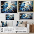 thumbnail image 4 of Designart "Avian Watercolor Halo II" Animals Bird Floater Framed Wall Art Prints, 4 of 5