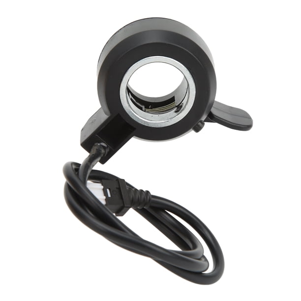 Acelerador De Pulgar, Exquisito Control De Velocidad Del Acelerador De Bicicleta Eléctrica De Alta Resistencia ABS Para Manillar De 22,2 Mm ANGGREK Electric Bike Thumb Throttle Speed Control