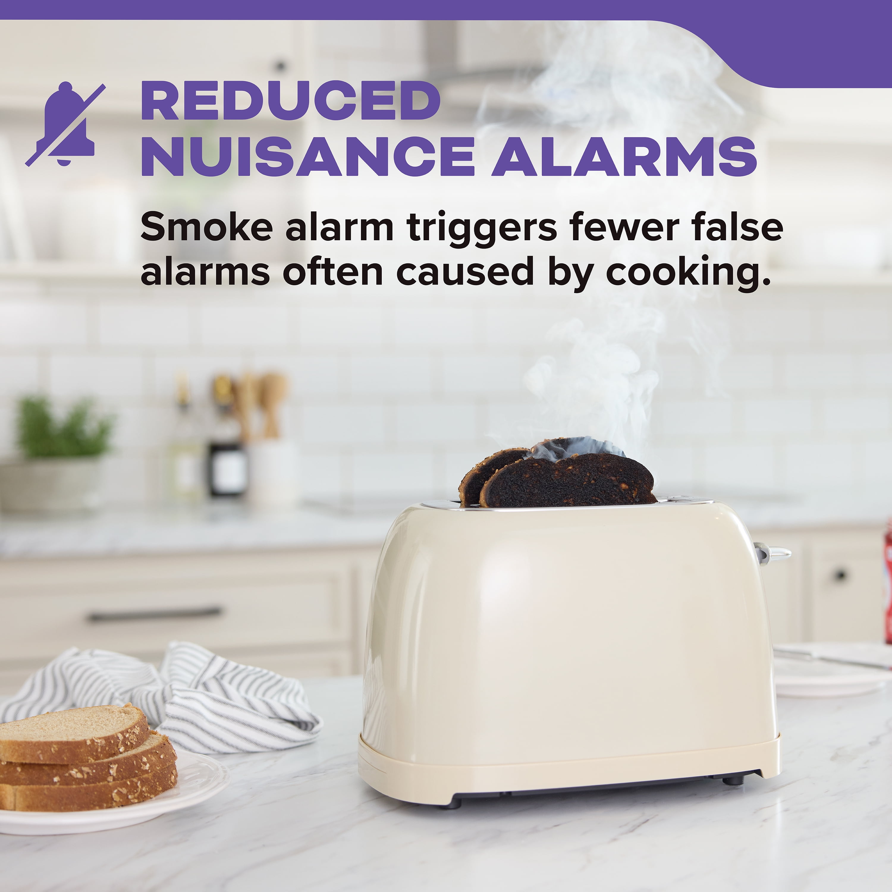 Kidde Battery-Operated 4-inch Smoke Detector & Carbon Monoxide Value Pack, Batteries Included