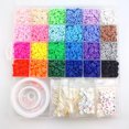 thumbnail image 2 of 6000 Pcs/ensemble Perles de Remplacement en Argile Polymère Réutilisables pour Bracelet Bijoux Collier Pendentif Boucles d'Oreilles Accessoires, 2 of 8