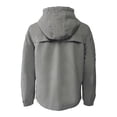 thumbnail image 2 of Chamarra George para Hombre, Rompevientos con Capucha y Bolsas Laterales Gris Oxford Talla M, 2 of 4