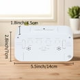 thumbnail image 6 of Unique Bargains 2 Pcs Small Digital Alarm Clock 5.5 x 2.8 x 1.8 in White, 6 of 6