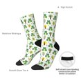 thumbnail image 4 of Gukieu Funny Toad Print Contrast Color Mid-calf Socks, Sweat-wicking Athletic Socks, Unisex Clothing Accessories, 4 of 6