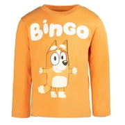 Bluey Bingo Dad Toddler Boys 3 Pack Long Sleeve T-Shirts Toddler to Little Kid