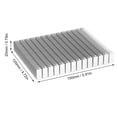 thumbnail image 3 of Disipador de calor Enfriador de aluminio Radiador disipador de calor de refrigeración 150x120x20 mm para amplificador de CPU PCB, 3 of 8