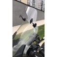 thumbnail image 4 of Transparent Color Universal Motorcycle Adjustable Wind Screen Extension Windshield Spoiler Air Deflector 28.5x12x21cm,1 x Windshield,Transparent Color, 4 of 5