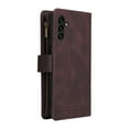 thumbnail image 6 of Feishell for Samsung Galaxy A15 Zipper Wallet Case with Wrist Strap & Shoulder Strap,Premium PU Leather Magnetic Clasp Flip Holder Card Slots Crossbody Phone Case for Women Men,Brown, 6 of 18