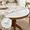 52" Round, variant on 52" Round Vinyl Dining Table Pad Protector with Flannel Backing