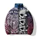 thumbnail image 2 of Abrigos de invierno para hombre, parkas de moda con estampado de calaveras, parkas para hombre, abrigos para hombre cómodos y cálidos, para deportes de invierno, de moda y versátiles, 2 of 5