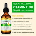 thumbnail image 4 of Vitamin E Oil for Scars, Organic, Repair Dry, Damaged Age Spots & Wrinkles. Boost Collagen for Moisturized, Youthful-looking Skin- 60ml, 4 of 9