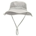 thumbnail image 4 of UPF 50+ Kids Sun Hat for Baby Boys Girls Adjustable Wide Brim Bucket Hat Outdoor Beach Fishing Camping Summer Spring Winter Fall, 4 of 5