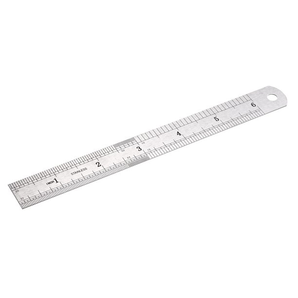 Uxcell 6 Inch 15cm Stainless Steel Straight Ruler Inches And Metric Scale Walmart Com Uxcell 6 Inch 15cm Stainless Steel Straight Ruler Inches And Metric Scale Walmart Com