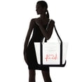 thumbnail image 2 of DALIX Women's Heartbeat Nurse Tote Bag Cotton Canvas Embroidered in Black, 2 of 7