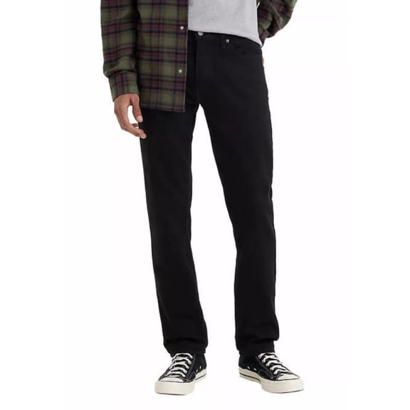 Levi’s Men's 511 Slim Stretch Sits Below Waist, Black, 32W X 30L
