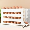 thumbnail image 3 of Toystoory Caja de almacenamiento de huevos para refrigerador, organización eficiente, color amarillo claro, gran capacidad, ahorro de espacio Cocina y Comedor, 3 of 6