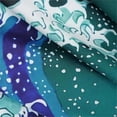 thumbnail image 4 of Cárdigan tipo kimono con estampado de carpas verdes de verano para hombre, ropa tradicional japonesa para mujer, abrigo de playa estampado de talla grande, 4 of 5