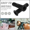 thumbnail image 3 of WASHWEPE Bike Handlebar Grips 1 Pair Black Rubber Ergonomic Grip for Cyclists Motorcycle Riders, 3 of 7