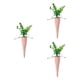thumbnail image 3 of 3x Decoraciones de zanahorias de Pascua Suministros de manualidades Decoración de juguetes Zanahorias de tela versátiles Cuadrícula naranja, 3 of 9