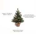 thumbnail image 4 of Árbol de Navidad MEETYAMOR de 60 cm con luces de polietileno flocado en nieve, 4 of 8
