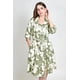 thumbnail image 4 of Vestido camisero con estampado floral Roman Fashion /Juvenil, 2659 (Verde flores) verde CH, 4 of 5