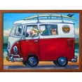 thumbnail image 2 of Sunglass Mutt, Animals Transportation Framed Art Print Wall Art by Connie R Townsend Sold by Art.Com, 2 of 6