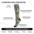 thumbnail image 4 of Picia Pineapple Printed Sports Compression Socks - 15-20mmHg Graduated Compression, High-Performance Soft and Breathable Socks for Men and Women, 4 of 5