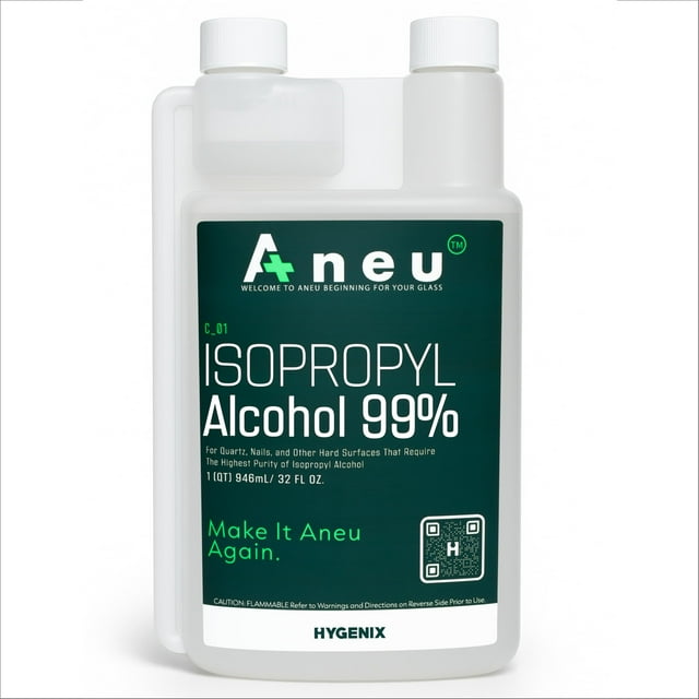 Limpiador Aneu 99% con alcohol isopropílico, 960 ml, apto para laboratorio, 1 paquete