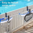 thumbnail image 2 of 2 Pcs Pool Fence Hooks, Pool Tool Organizer, for Hanging Pool Cleaning Accessories, Pool Pole, Brush, Leaf Skimmer Net, Vacuum Head, Suitable for 3/4 Inch to 1-1/4 inch Railing, 2 of 8