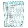 Teal Blue and Gray Elephant Word Scramble Baby Shower Game Cards, 20 Count
