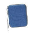 thumbnail image 3 of Niños Audio Reproductor de la cartera Caja de almacenamiento 80 Card de bolsillos Case de la tarjeta Soft Pouch Soft Audiolibro Tarjetas del soporte Azul, 3 of 8