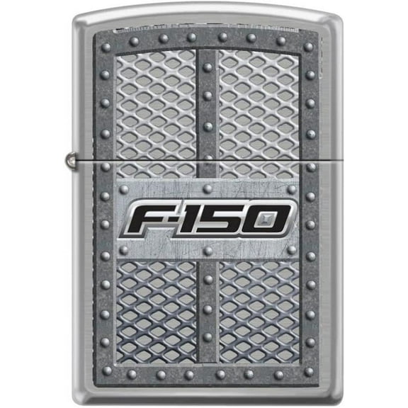 Zippo Lighter- Ford F-150 Truck Brushed Chrome Windproof Lighter #Z5107