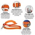 thumbnail image 4 of Tree Climbing Gear，Tree Climbing Spikes, Tree Climbing Gear with Adjustable Climbing Straps and Steel Core Flip Line, Rock Climbing Kit with Triple Lock Lanyard Adjuster, 4 of 7