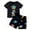 Black-F, variant on Kid Boy Outfits Set Boy Summer Clothes Pullover Dinosaur Short Sleeve Tops Shorts Boys Clothes 5-6 Years