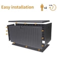 thumbnail image 6 of Newboti Furniture 230 Gallon Resin Outdoor Deck Box Waterproof, Extra Large Patio Storage Box with Lockable Storage Containers for Patio Furniture Cushions, Pool Accessories, Garden Tools BN.6919, 6 of 8