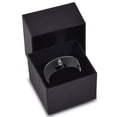 thumbnail image 3 of Tungsten Bear Outdoor Wilderness Heart Emoji Hand Band Ring 8mm Men Women Comfort Fit Black Beveled Edge Brushed Polished, 3 of 4