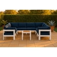 thumbnail image 2 of Meridian Furniture Nizuc Sectionnel Modulaire de Patio Extérieur Bleu Marine, 2 of 8