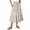 Wine, variant on WTOBBY Bohemian Floral Print Maxi Skirt Women's High Waisted Drawstring Long Skirt Lightweight Summer Beach Skirt Tiered Flowy Pleated Skirt with Elastic Waist for Vacation,Beige L