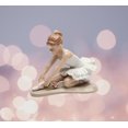 thumbnail image 2 of Cosmos Gifts 20865 Bailarina en figura de cerámica blanca, 3-7/8 pulgadas, 2 of 5