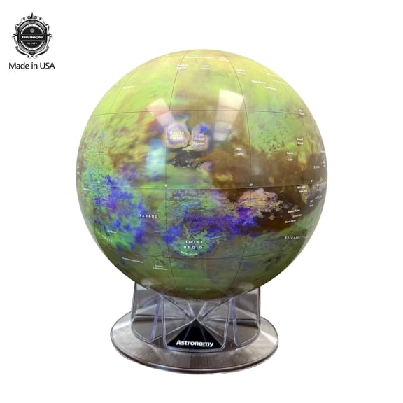 Titan Globe Decorative Globe by Astronomy Magazine Desk , Office & Home Display, Made in USA