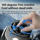 thumbnail image 5 of Ventilador de cuello portátil de alta velocidad para colgar en la cintura, con batería externa de 10000 mAh y linterna, ventilador personal de escritorio con Yulucky, 5 of 9