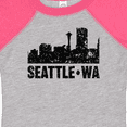 thumbnail image 4 of Inktastic Seattle Skyline Grunge Boys or Girls Baby Bodysuit, 4 of 5
