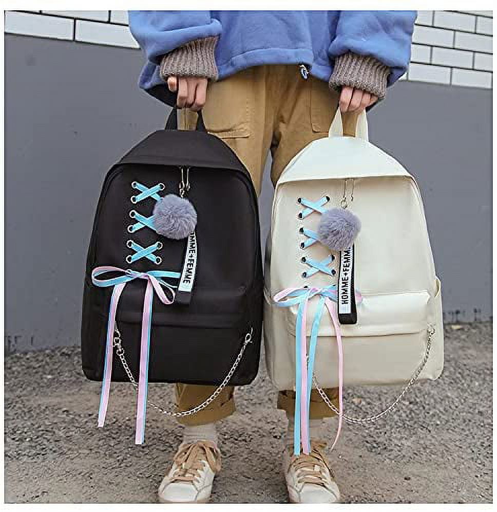 CoCopeaunt Aesthetic Backpack Goth Aesthetic Backpacks for Teen Girls  School Backpack (4 Pack Pink) - Walmart.com