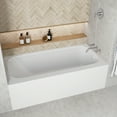 thumbnail image 3 of Streamline NAL-5260-WH 60 in. x 30 in. Acrylic Right-Hand Drain Alcove Bathtub in Glossy White With External Drain in Glossy White, 3 of 10