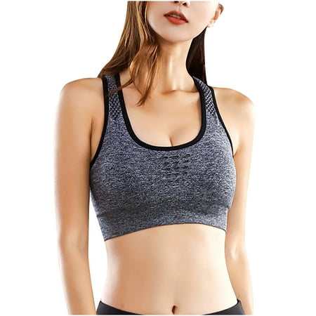 

Sports Bras for Women Criss-Cross Back High Impact Workout Fitness Yoga Bras Longline Padded Running Gym Cropped Tank Underwear Tops