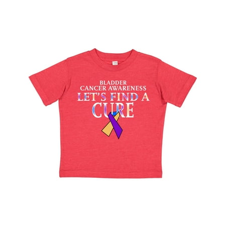 

Inktastic Let s Find a Cure- Bladder Cancer Awareness Gift Toddler Boy or Toddler Girl T-Shirt