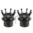 thumbnail image 3 of Front Axle Cap Covers Distinctive Crown Styling CNC Aluminum Alloy for Motorbike ModificationBlack, 3 of 5